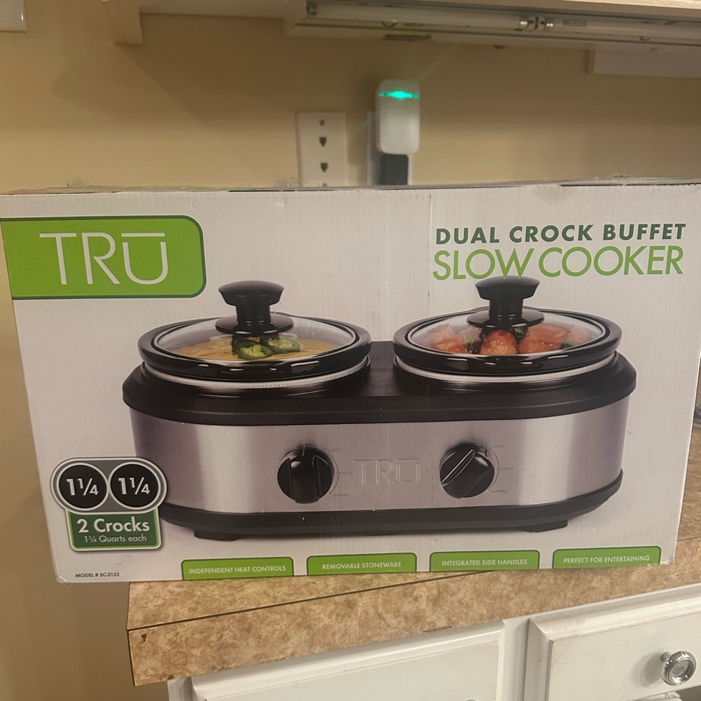Dual Crock Buffett Slow Cooker